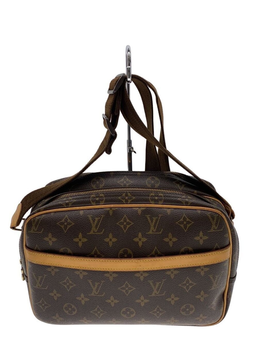 LOUIS VUITTON Reporter Monogram Canvas Brown